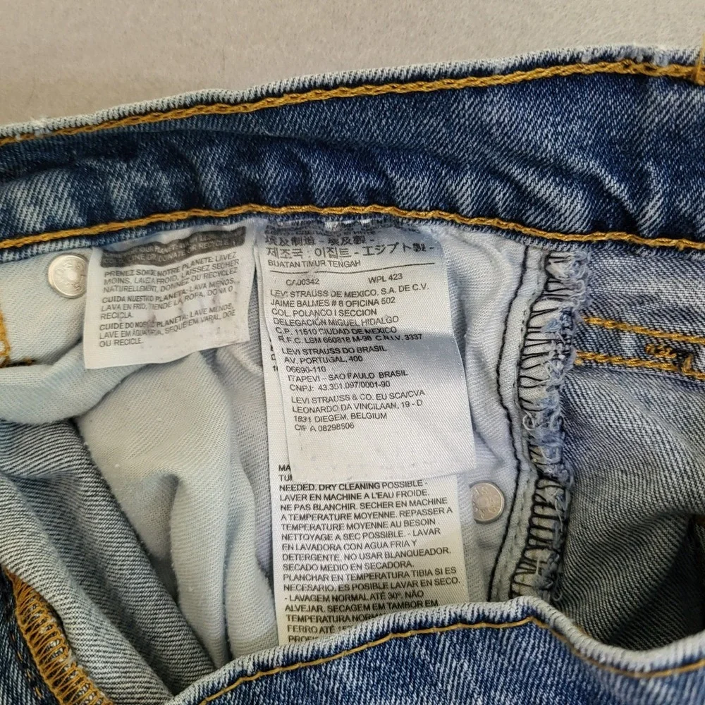 Levi's 505 Denim‎ Blue Jeans Men's 30x30 Meduim Wash Straight Leg